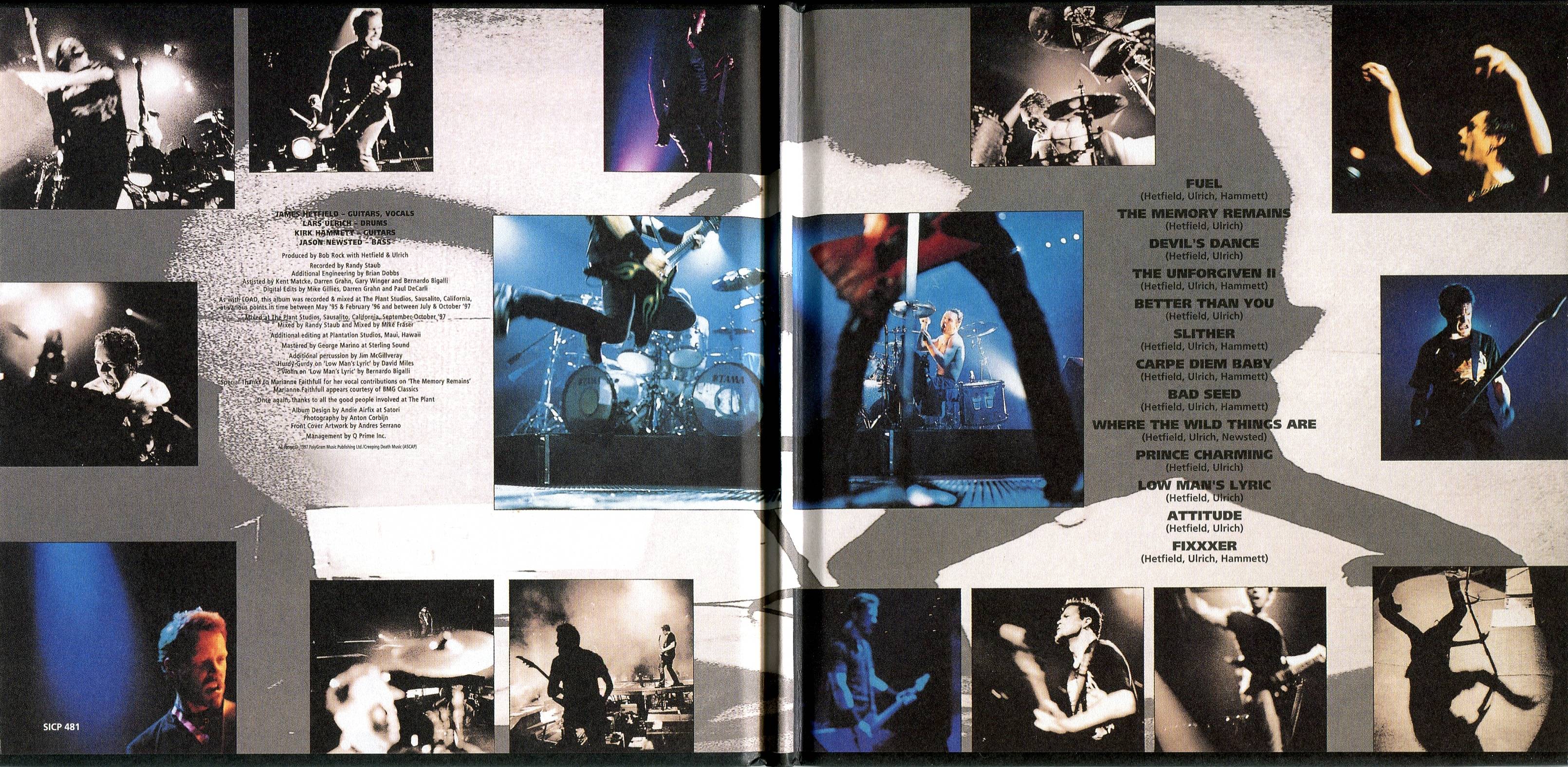 Metallica Reload [booklet jpn] | CD Covers | Cover Century | Over 1.000 ...